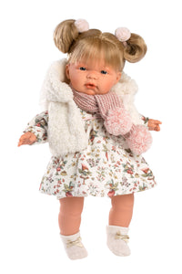 Llorens 15" Soft Body Crying Baby Doll Gianna