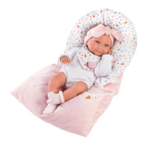 Load image into Gallery viewer, Llorens 15.7&quot; Anatomically-Correct Newborn Doll Consuelo with Sleeping Bag