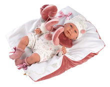 Load image into Gallery viewer, Llorens 16.5&quot; Articulated Newborn Alondra with Activity Cushion