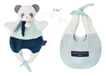 Load image into Gallery viewer, Doudou et Compagnie Reversible Panda Puppet / Carry Bag