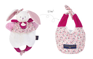 Doudou et Compagnie Reversible Bunny Puppet / Carry Bag