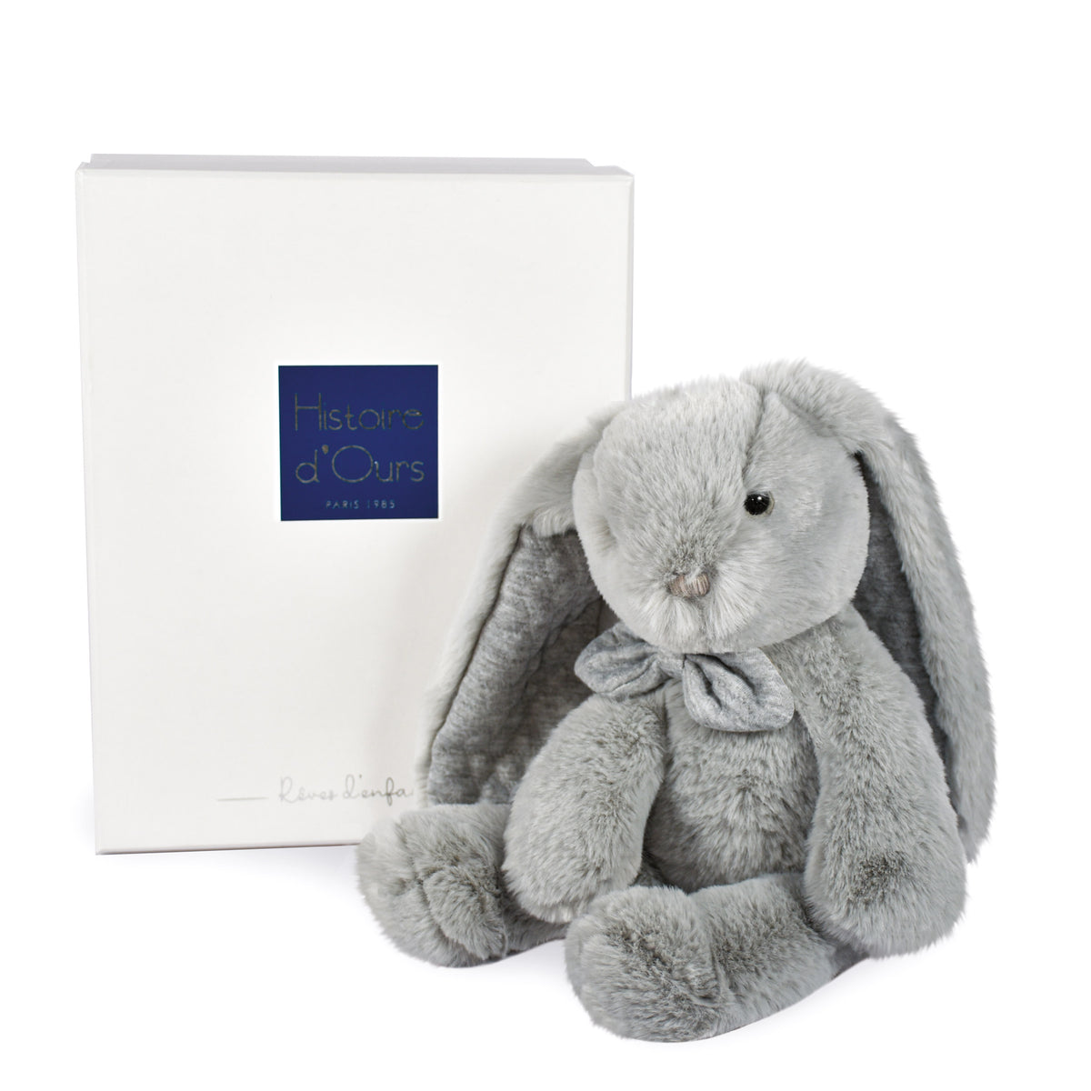 Histoire D'ours Preppy Chic: Pearl Gray Bunny – Hotaling