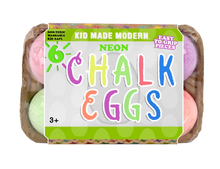 Load image into Gallery viewer, Kid Made Modern Chalk Eggs - 6 pack