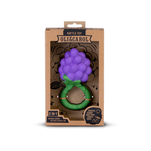 OLI&CAROL Grape Rattle Toy