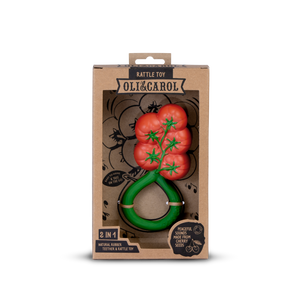 OLI&CAROL Tomato Rattle Toy