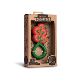 OLI&CAROL Tomato Rattle Toy