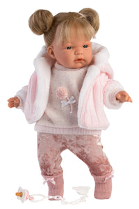 Llorens 15" Soft Body Crying Baby Doll Joelle