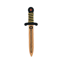 Load image into Gallery viewer, Liontouch Pretend-Play WoodyLion Sword - Small Black &amp; Gold