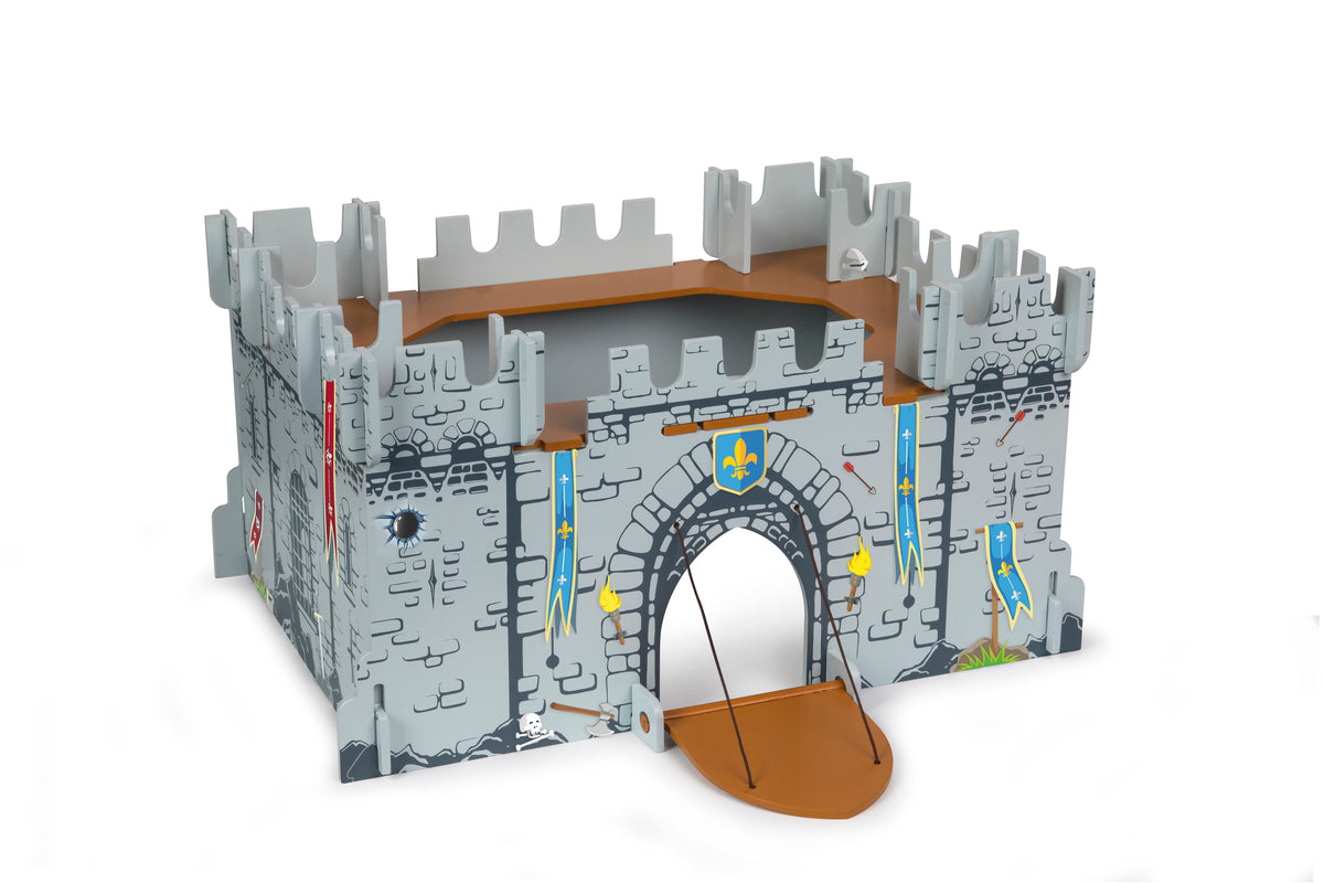 LE TOY VAN PAPO Castle Wooden Siege Tower Battering Ram Catapult £21.50 LE TOY VAN PAPO Castle Wooden Siege Tower Battering Ram Catapult £21.50