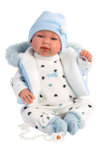 Load image into Gallery viewer, Llorens 17.3&quot; Articulated Crying Newborn Doll Tino