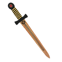 Load image into Gallery viewer, Liontouch Pretend-Play WoodyLion Sword - Medium Black &amp; Gold