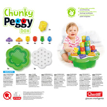 Load image into Gallery viewer, Quercetti Chunky Peggy Box - 28 pcs