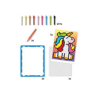 Quercetti Pixel Art Basic Unicorn