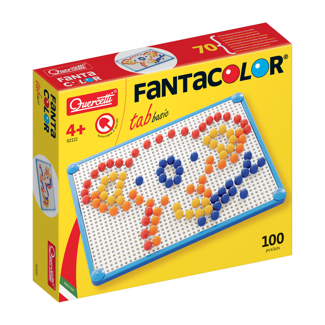 Quercetti Fantacolor Tab Basic 100 pcs