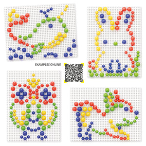 Quercetti Fantacolor Tab Basic Mix 100 pcs