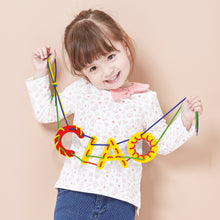 Load image into Gallery viewer, Quercetti Lacing ABC + 123 Play Montessori