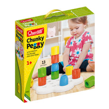 Load image into Gallery viewer, Quercetti Chunky Peggy 13 pcs