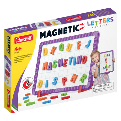 Quercetti Magnetic Letters Starter Set 48 pcs