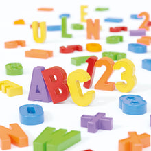Load image into Gallery viewer, Quercetti ABC 123 Magnetic 106 pcs