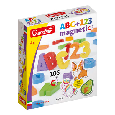 Quercetti ABC 123 Magnetic 106 pcs