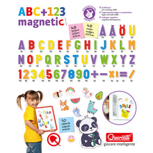 Load image into Gallery viewer, Quercetti ABC 123 Magnetic 106 pcs