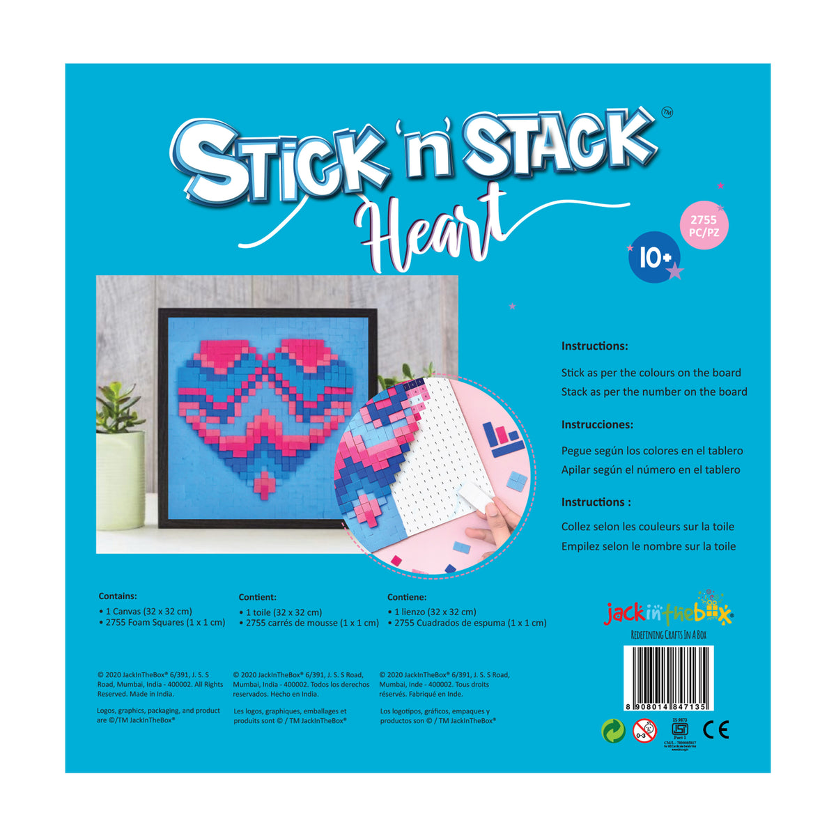 JackInTheBox Stick N Stack - Heart – Hotaling