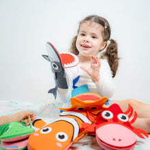 Load image into Gallery viewer, JackInTheBox Hand Puppet Kit - Sea Animals