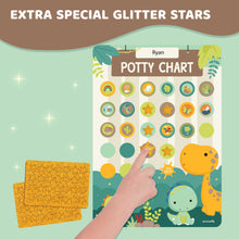 Load image into Gallery viewer, JackInTheBox Potty Training Chart - Dinosaur
