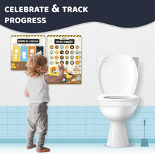 Load image into Gallery viewer, JackInTheBox Potty Training Chart - Construction