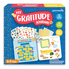 Load image into Gallery viewer, My Gratitude Journal packaging with colorful design and text on a white background