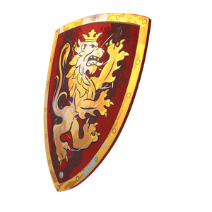 Liontouch Pretend-Play Foam Noble Knight Small Shield - Red