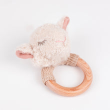 Load image into Gallery viewer, Egmont Toys Mary the Lamb Wood Rattle