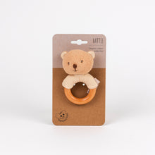Load image into Gallery viewer, Egmont Toys Marcel Bear Wood Rattle