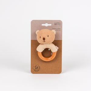 Egmont Toys Marcel Bear Wood Rattle