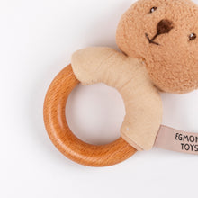 Load image into Gallery viewer, Egmont Toys Marcel Bear Wood Rattle