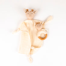 Load image into Gallery viewer, Egmont Toys Leonie the Giraffe Doudou + Rattle Gift Set