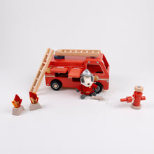 Load image into Gallery viewer, Egmont Toys Large Fire Truck w/ Miniature Friend