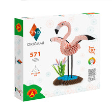 Load image into Gallery viewer, Alexander Origami 3D - Flamingo