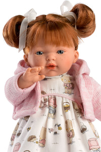 Llorens 13" Soft Body Crying Baby Doll Rosalie