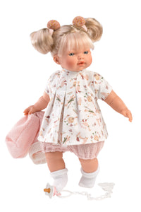 Llorens 13" Soft Body Crying Baby Doll Diana