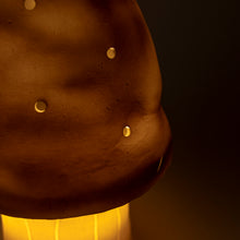 Load image into Gallery viewer, Egmont Lamp - Small Chocolate Mushroom w/ Plug
