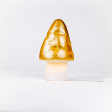 Load image into Gallery viewer, Egmont Lamp - Small Gold Mushroom w/ Plug