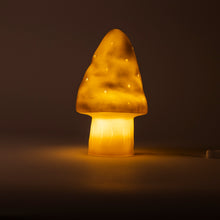Load image into Gallery viewer, Egmont Lamp - Small Gold Mushroom w/ Plug