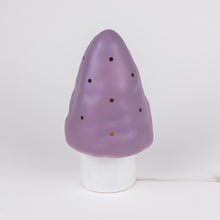 Load image into Gallery viewer, Egmont Lamp - Small Lavender Mushroom w/ Plug