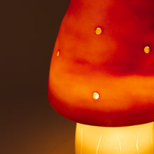 Load image into Gallery viewer, Egmont Lamp - Small Red Brick Mushroom w/ Plug