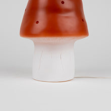 Load image into Gallery viewer, Egmont Lamp - Small Red Brick Mushroom w/ Plug