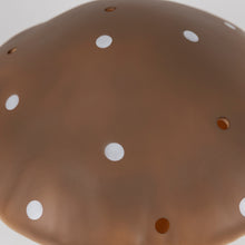 Load image into Gallery viewer, Egmont Lamp - Large Chocolate Mushroom w/ Plug