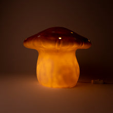 Load image into Gallery viewer, Egmont Lamp - Large Chocolate Mushroom w/ Plug