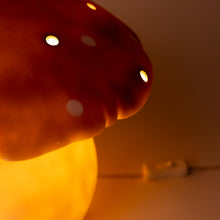 Load image into Gallery viewer, Egmont Lamp - Large Chocolate Mushroom w/ Plug