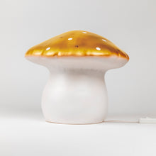Load image into Gallery viewer, Egmont Lamp - Large Gold Mushroom w/ Plug